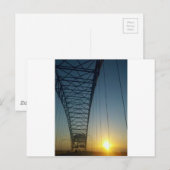 日没の橋 ポストカード (正面/裏面)