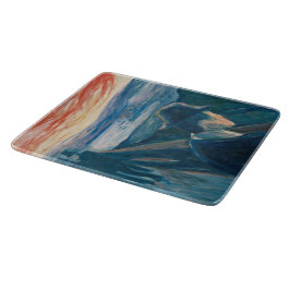 日没の気分と絶望（Edvard Munch著） カッティングボード