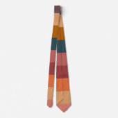 日没の水色のストライプ ネクタイ (裏面)