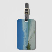 日没の水面への反射 ラゲッジタグ (正面縦)