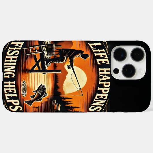 日没の水面への反射 Case-Mate iPhoneケース (裏面 (横))