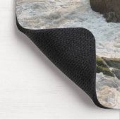 日没の波(泡) マウスパッド (コーナー)