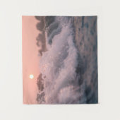 日没の海洋波 タペストリー (正面)