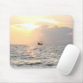 日没の海賊船 マウスパッド (マウス)