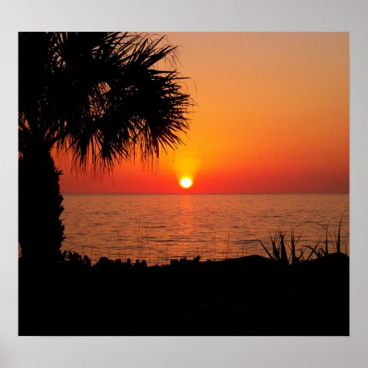 日没の海 ポスター (正面)