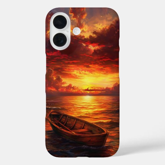 日没の海 Case-Mate iPhoneケース (裏面)