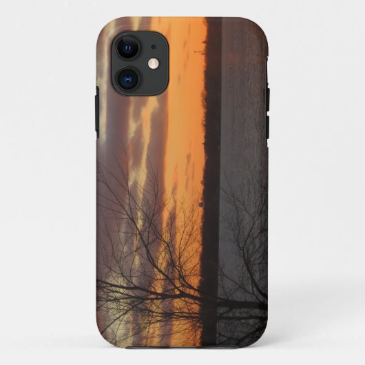 日没の湖iPhone 5ケース Case-Mate iPhoneケース (裏面)
