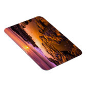 日没の満潮のプール，ハワイ マグネット (右側)