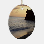 日没の漁師のオーナメント セラミックオーナメント (右)