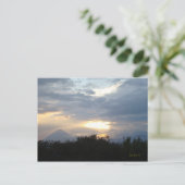 日没の火山 ポストカード (スタンド正面)