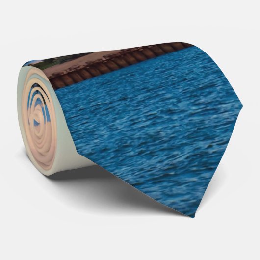 日没の灯台 ネクタイ (ロール)