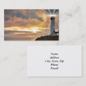 日没の灯台 名刺 (正面/裏面)