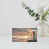 日没の灯台 名刺 (スタンド正面)
