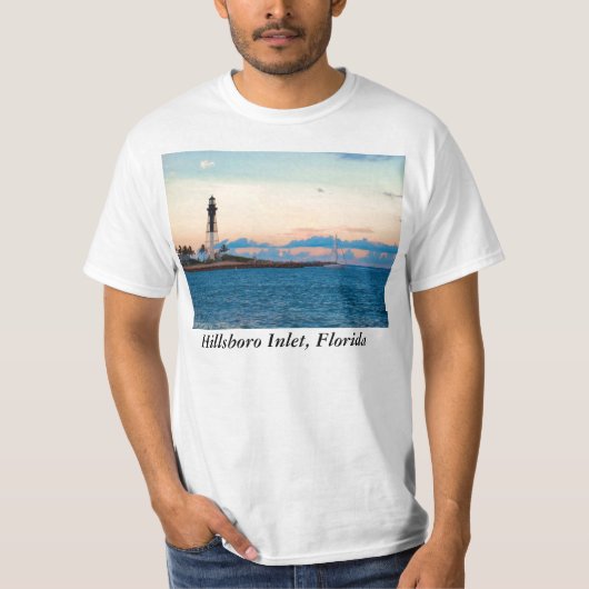 日没の灯台 Tシャツ (正面)