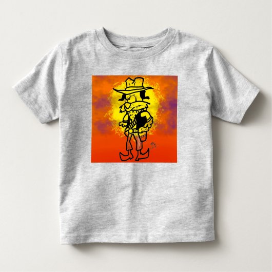 日没の無法犬 トドラーTシャツ (正面)