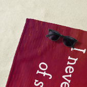 日没の熱帯ヤシの木のシルエット ビーチタオル (インサイチュ)