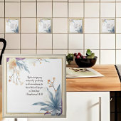 日没の牧草地フレーム タイル