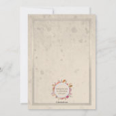 日没の白熱写真の招待状 招待状 (裏面)