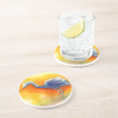 日没の白鷺のコースター コースター (側面)