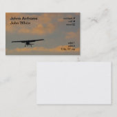 日没の着陸 名刺 (正面/裏面)