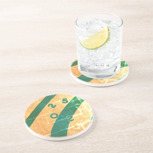 日没の砂岩コースターを剥き取る コースター (側面)