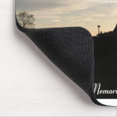 日没の硫黄島の記念物 マウスパッド (コーナー)