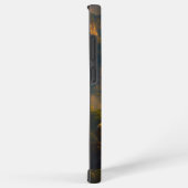 日没の空の下に金箔を貼った坐像 SAMSUNG GALAXYケース (右側面)