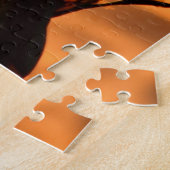 日没の米国国旗 – 20x20 - 676本。パズル ジグソーパズル (側面)