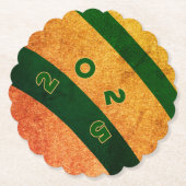 日没の紙コースター ペーパーコースター (正面)