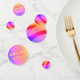 日没の紙吹雪を火で祭る コンフェッティ