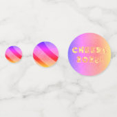 日没の紙吹雪を火で祭る コンフェッティ (裏面)