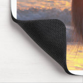 日没の素晴らしい青鷲 マウスパッド (コーナー)