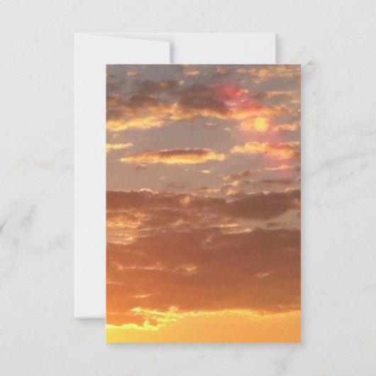 日没の結婚式の日付の保存 セーブザデート (裏面)