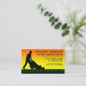 日没の縞の芝生サービス ロイヤリティカード (スタンド正面)