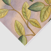 日没の背景に葉緑と黄色の 薄葉紙 (詳細)