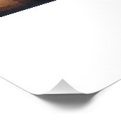 日没の背景のポスター紙（半光沢） ポスター (コーナー)