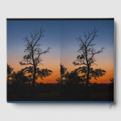 日没の背景の木 ゲストブック (裏面)