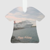 日没の航行 オーナメント (裏面)