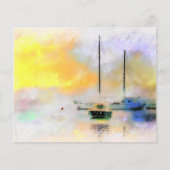 日没の船 (正面)