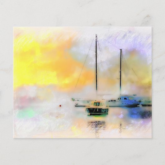 日没の船 (正面)