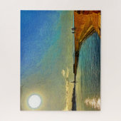 日没の色のCrete.Evening ジグソーパズル (縦)