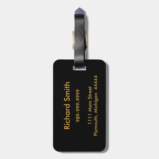 日没の荷物のラベルの飛行機の飛行 ラゲッジタグ (裏面縦)