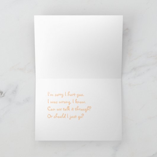 日没の謝罪カード カード (内部)