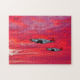 "日没の赤い尾"のパズル ジグソーパズル