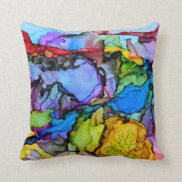 日没の赤い崖 クッション