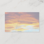 日没の避難所のオレンジ空 名刺 (裏面)
