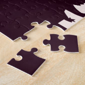 日没の間の寺院の日本のなkokeshiの人形 ジグソーパズル (側面)