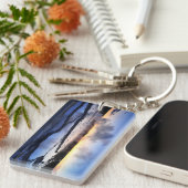 日没の間欠泉の煙 キーホルダー (正面右)