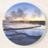 日没の間欠泉の煙 コースター (正面)