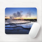 日没の間欠泉の煙 マウスパッド (マウス)